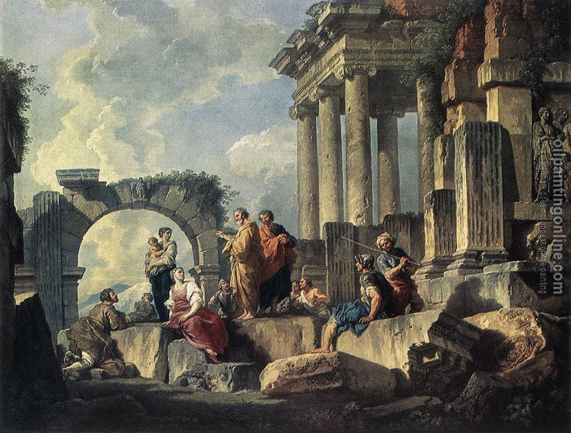 Giovanni Paolo Pannini - Apostle Paul Preaching On The Ruins